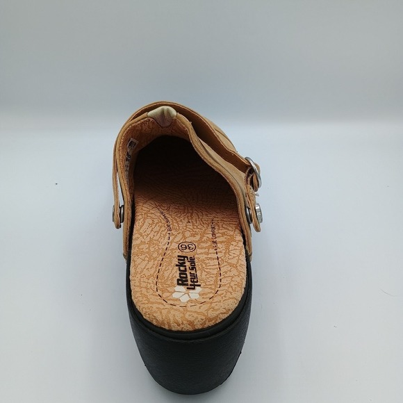 Rocky 4 Eye Sole 3 Inch Clog Slip Resistant Non Marking Size 36 US 5 - 5.5 - Picture 5 of 12
